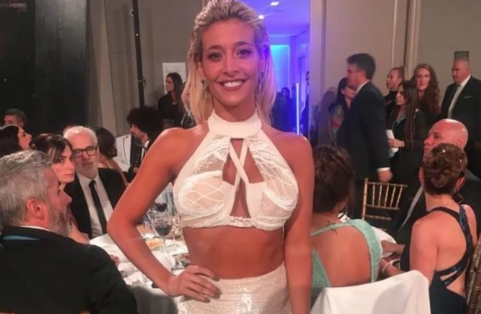 Sol Pérez y su vestido en los MF2018