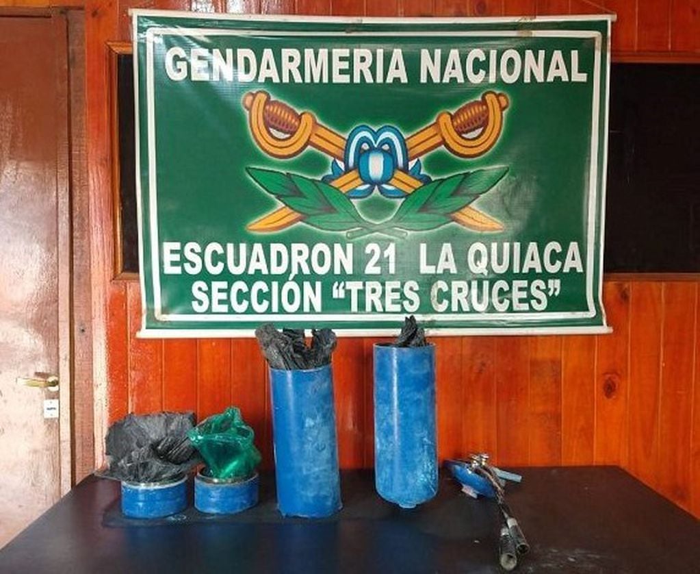 Los matafuegos no resultaron efectivos al traficante ecuatoriano para ocultar la cocaína.