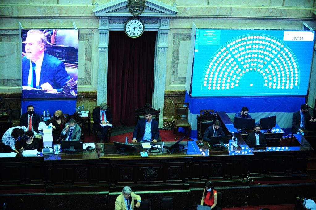 Sesión en la Cámara de Diputados. (Foto: Clarín)