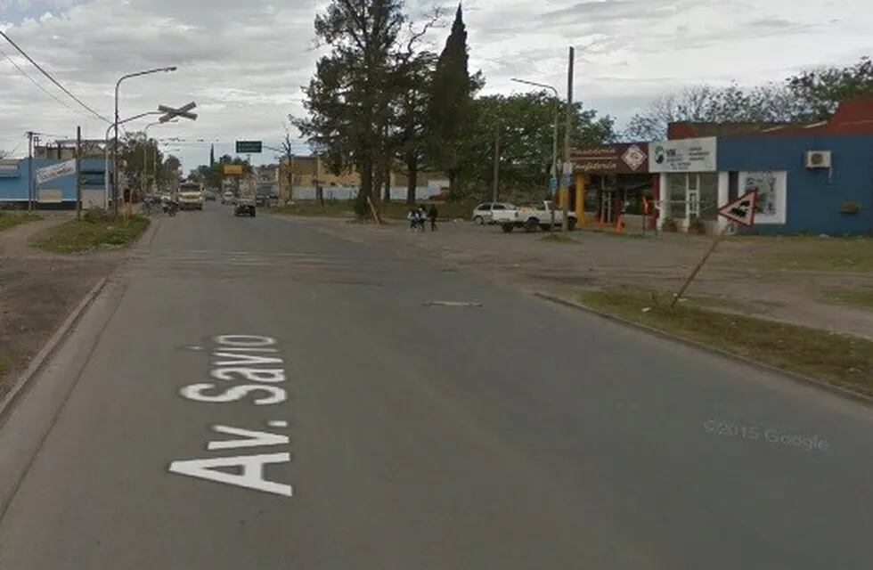 El kiosco se encuentra ubicado en avenida Savio y Ruta 188. (Street View)