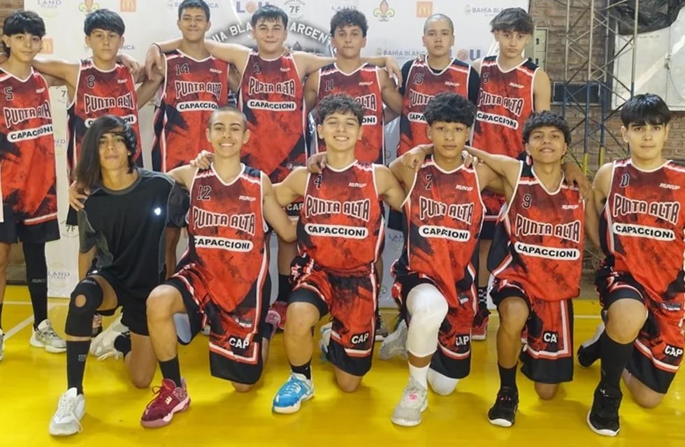 El equipo U - 15 de Punta Alte finalizó segundo en el Copa de Plata del torneo "Cuna de Campeones".