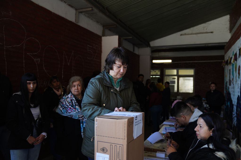 Caso Cecilia Strzyzowski. Gloria durante la votación en la ciudad de Resistencia, Chaco.