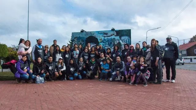 Ushuaia marcha- caminata