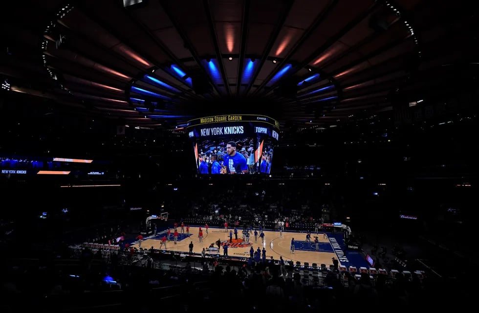El Madison Square Garden diferenció a los fanáticos vacunados en sus plateas.