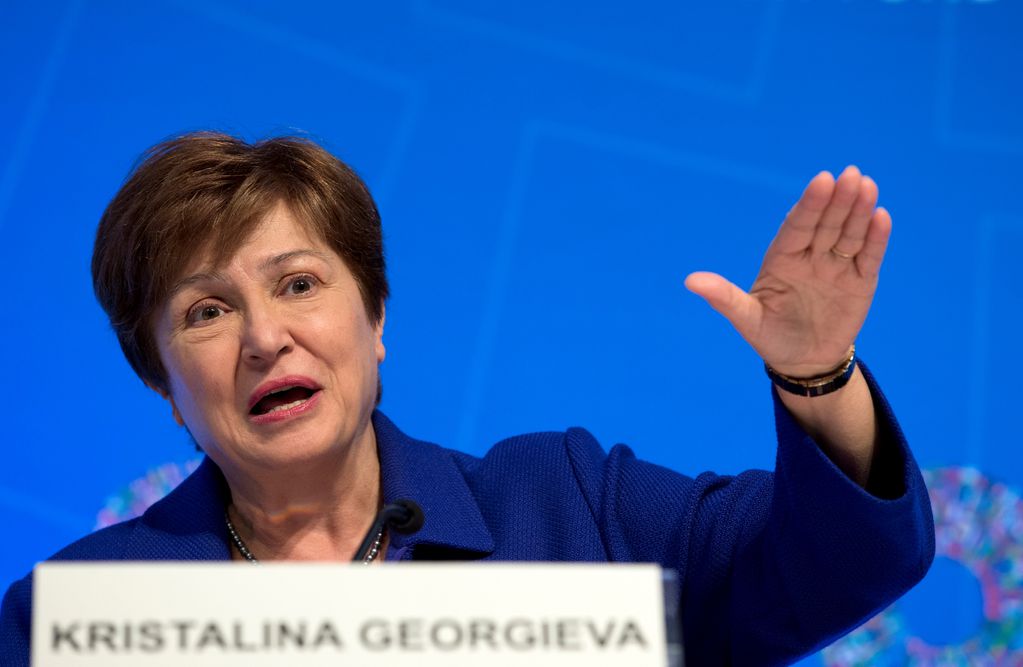 La directora del FMI, Kristalina Georgieva. Foto: AP / Jose Luis Magana / Archivo.
