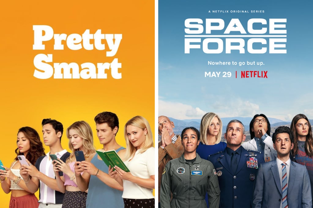 "Pretty Smart" y "Space Force" fueron canceladas por la plataforma de streaming Netflix.