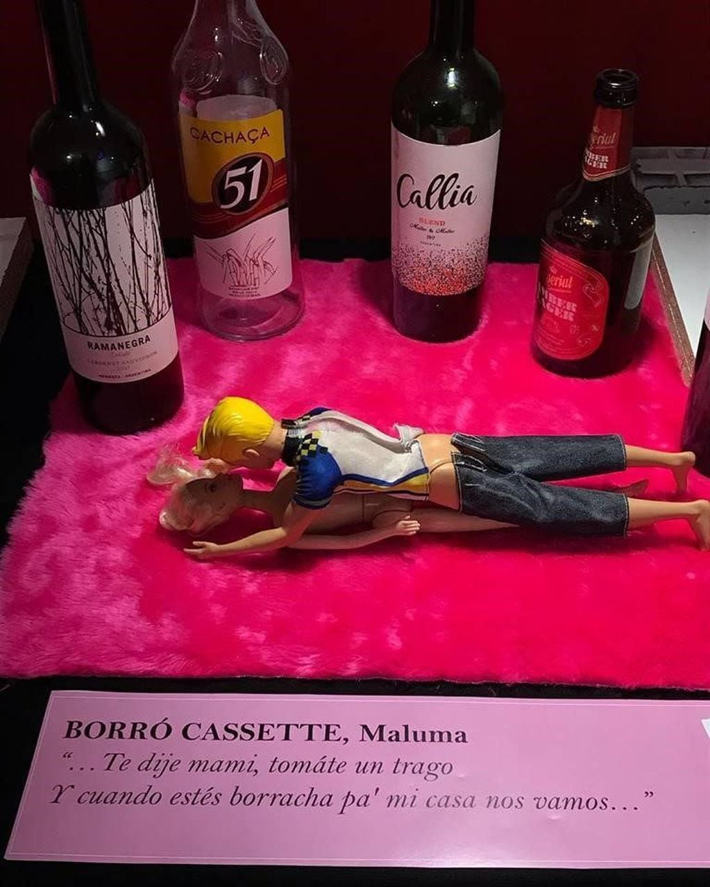 Una estrofa de la canción "Borro Cassette" de Maluma (Facebook)
