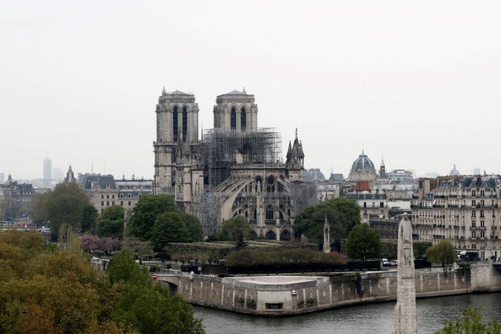 Así quedó la Catedral de Notre Dame (Foto: Benoit Tessier/REUTERS)