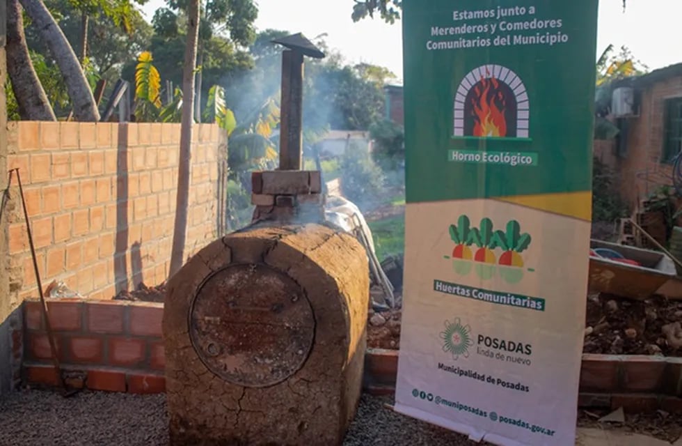 Oficialmente se hizo entrega del horno ecológico al merendero “La Providencia” de la ciudad de Posadas.