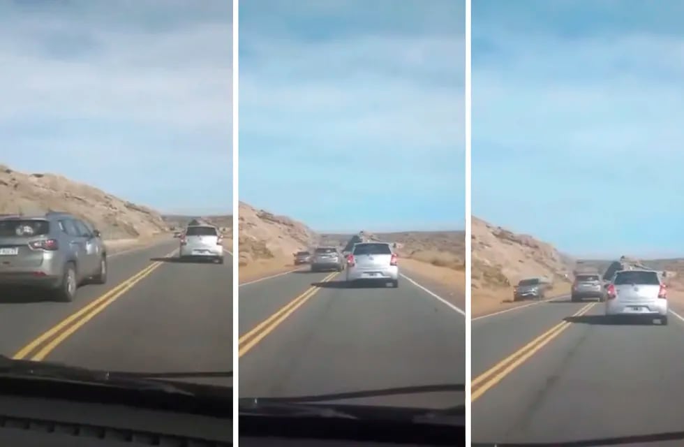 Conductor cordobés suspendido por una maniobra peligrosa en el camino de las Altas Cumbres. (Fuente: ANSV)