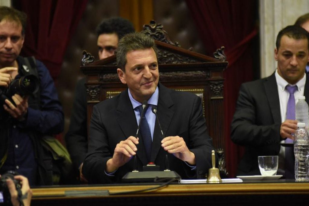 Sergio Massa, presidente de la Cámara de Diputados. Foto: EFE/ Cedida por Cámara de Diputados argentina/