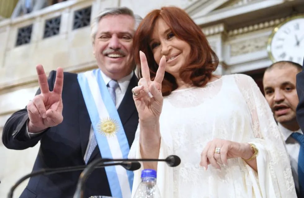 Alberto Fernandez y Cristina Kirchner. (DPA)
