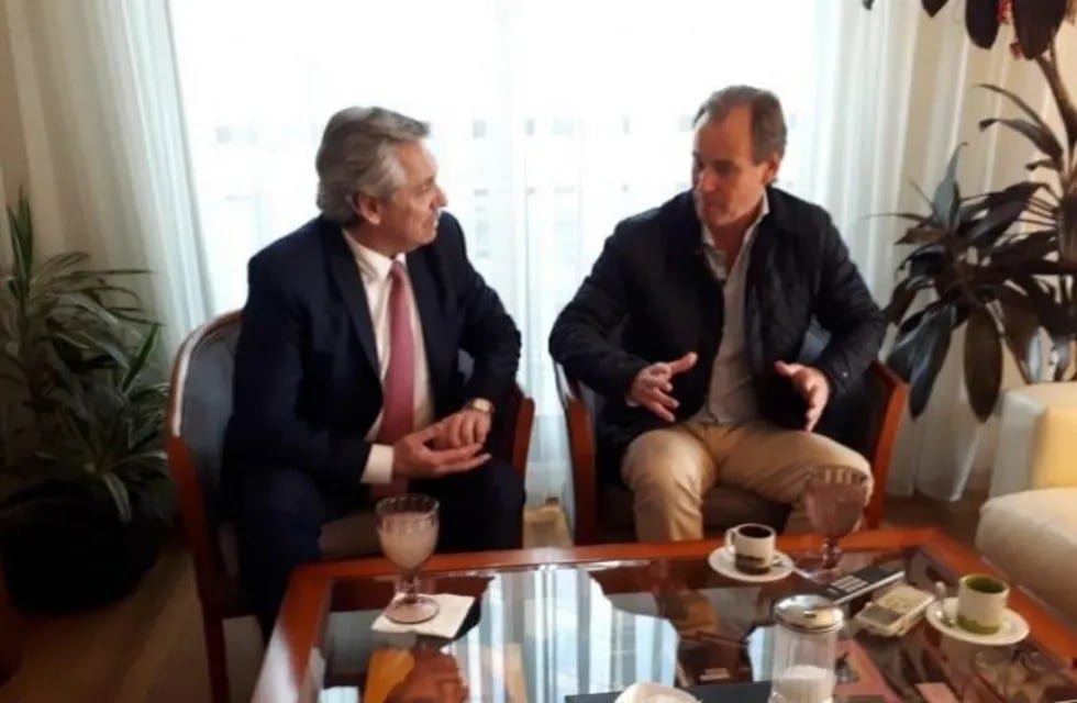 Bordet se reunió con Alberto Fernández en Buenos Aires