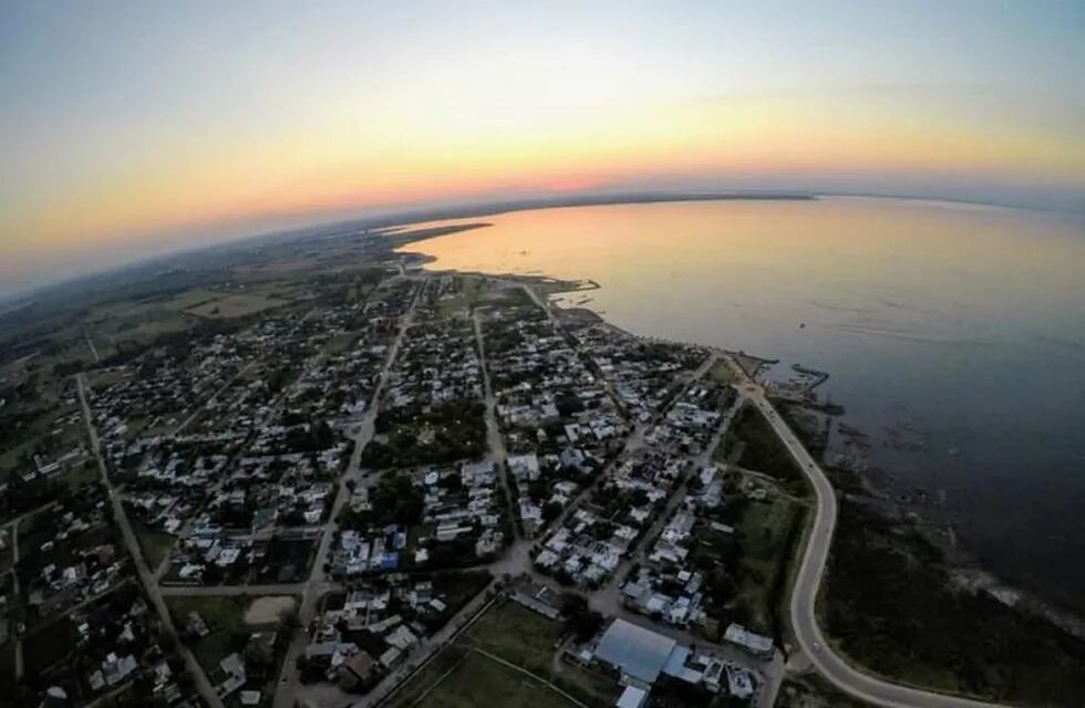 Vista aérea de Miramar de Ansenuza