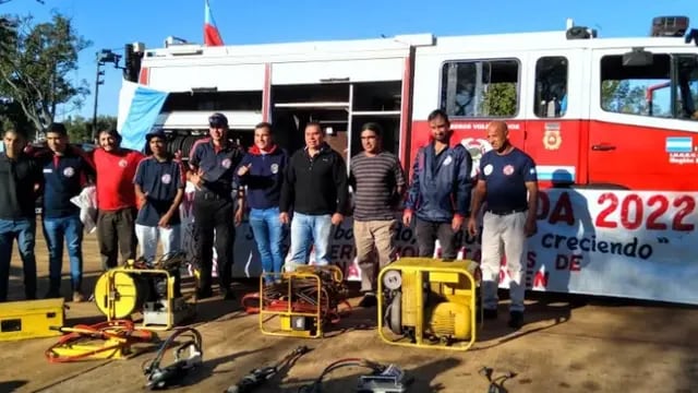 Bomberos Voluntarios de Bernardo de Irigoyen suman una autobomba a su plantel