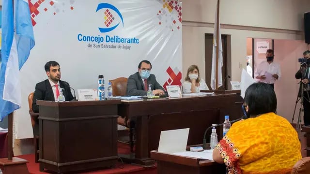 sesión del Concejo Deliberante S.S. de Jujuy