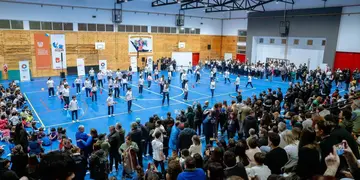 Río Grande: inauguraron el polideportivo María Auxiliadora