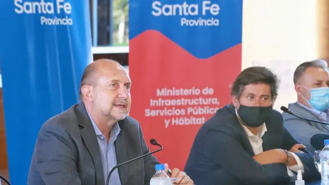 Omar Perotti abrió sobres de licitación para obras en Funes