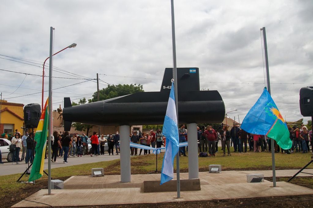 Quedó organizado el monumento al ARA San Juan en Tres Arroyos