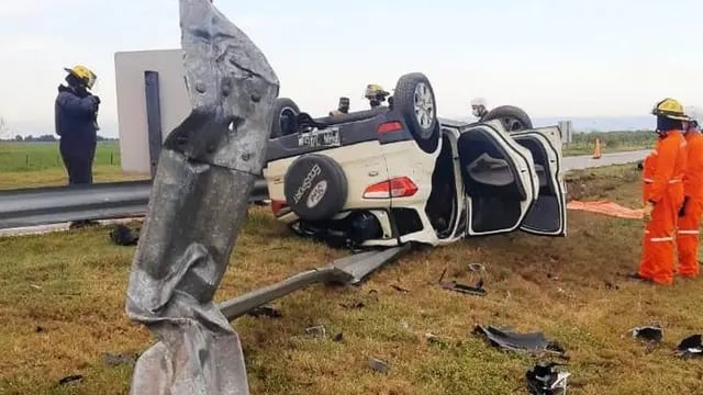 Accidente fatal en autopista Córdoba Rosario