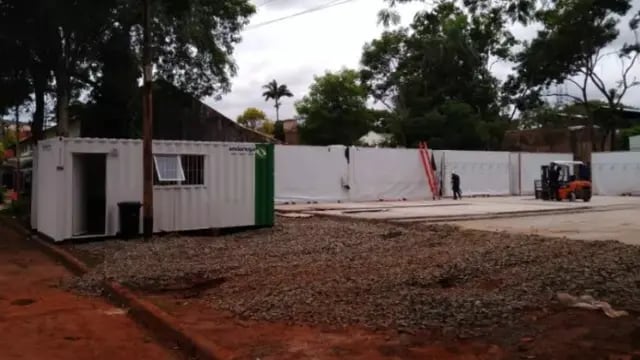 Iguazú: iniciaron la construcción del hospital Turístico Modular