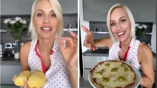Cómo hacer la receta de pizza de papa de Ingrid Grudke