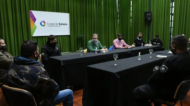 Reunión del Comando Unificado en el Salón Verde