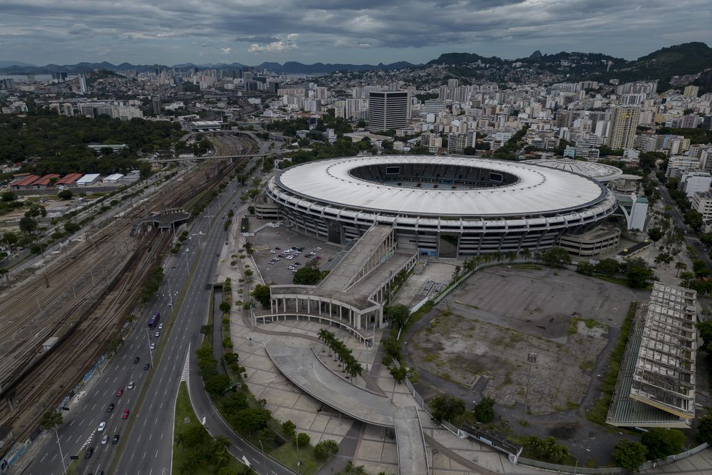 Vista del estadio Maracaná en Río de Janeiro.