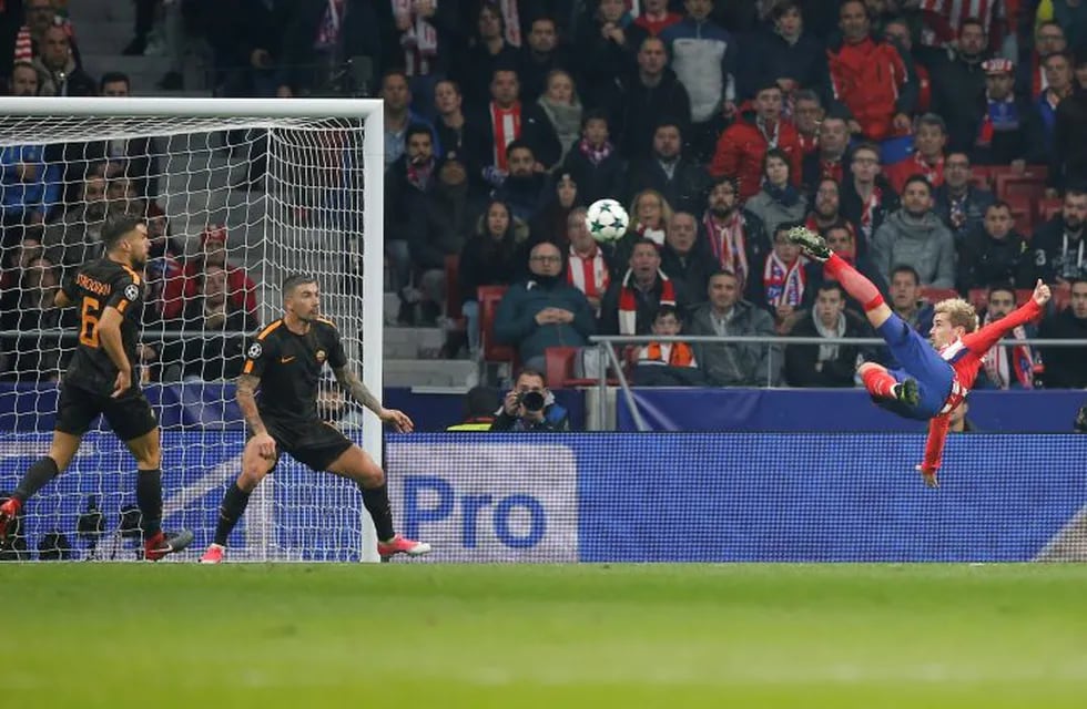 Champions League: Atlético Madrid le ganó 2-0 a Roma\nFoto: AP Photo/Paul White