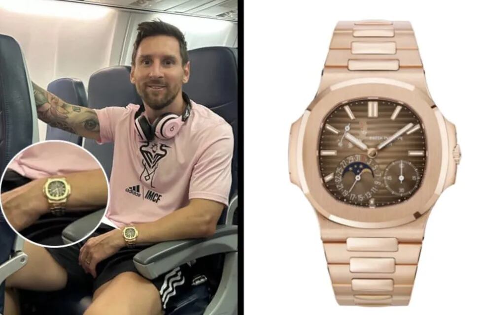El reloj de Messi, valuado en U$S75.000