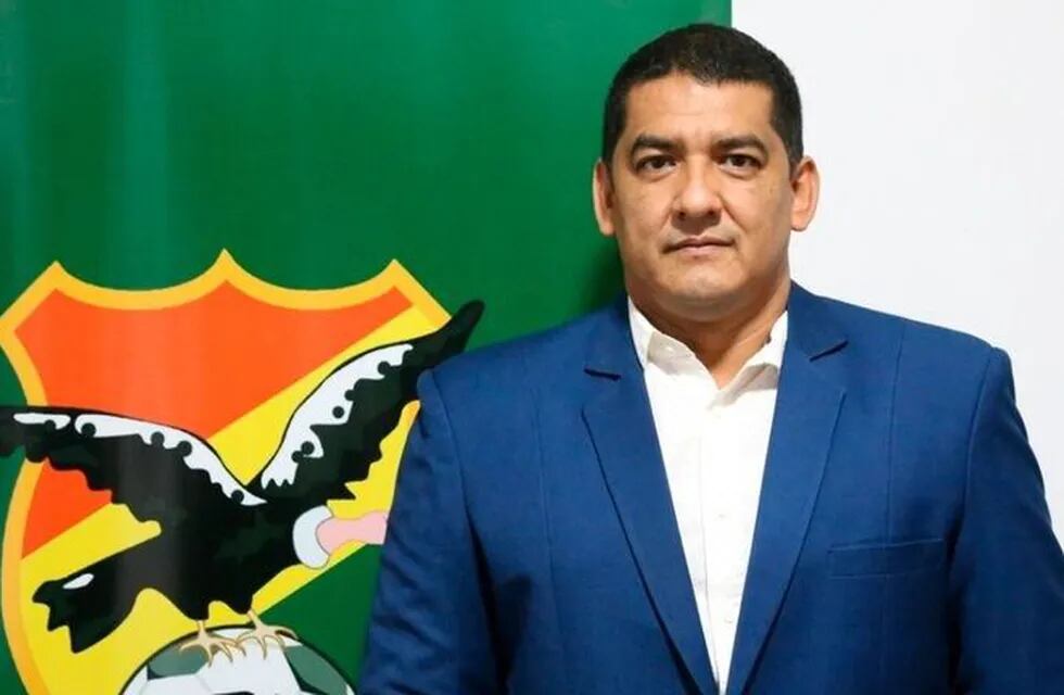 El presidente interino de la Federación Boliviana de Fútbol, Marcos Rodríguez. (Foto: FBF)