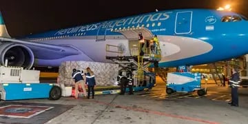 Llegaron al país más de 1,6 millones de dosis de AstraZeneca: mañana arriban dos vuelos con Sinopharm