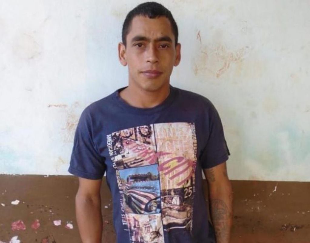 José Luis Martínez, el interno que se fugó del penal de Eldorado. (Foto: Misiones Online)