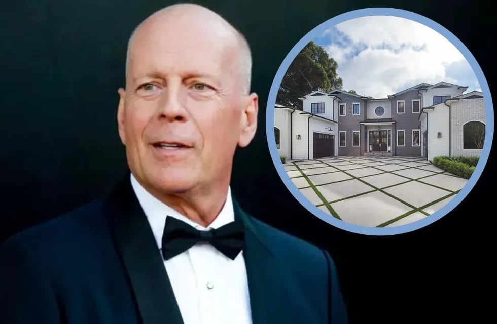 Cinco baños, pileta interior y hasta un cine privado: así es la mansión de Bruce Willis en California.
