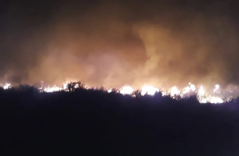 Incendio forestal Villa del Rosario