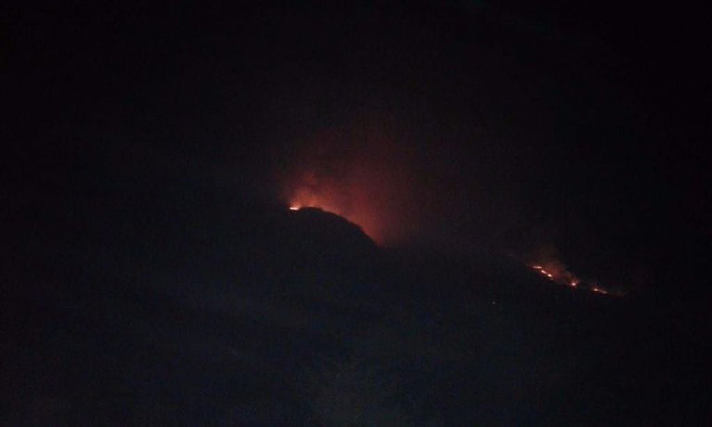 Incendio en la Villa de la Quebrada.