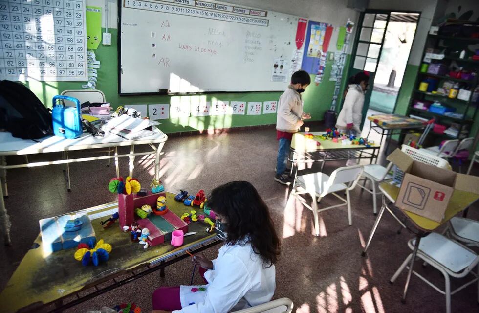 Las clases presenciales en todas las localidades volverían recién después de las vacaciones de invierno en Córdoba (Foto: Pedro Castillo/Archivo)