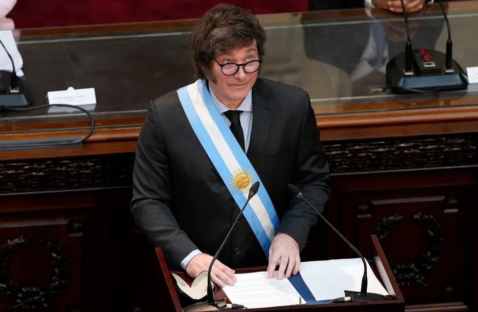 El presidente Javier Milei. (AP)