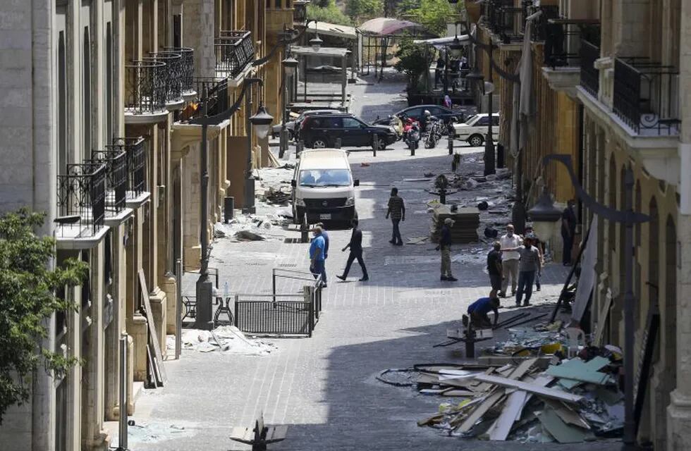 Explosiones en Beirut. (AFP)