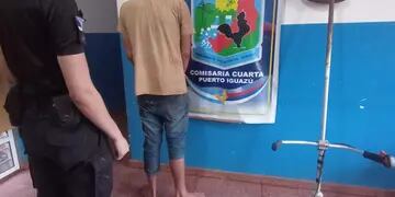 Puerto Iguazú: fue detenido tras no devolverle la desmalezadora a su vecino