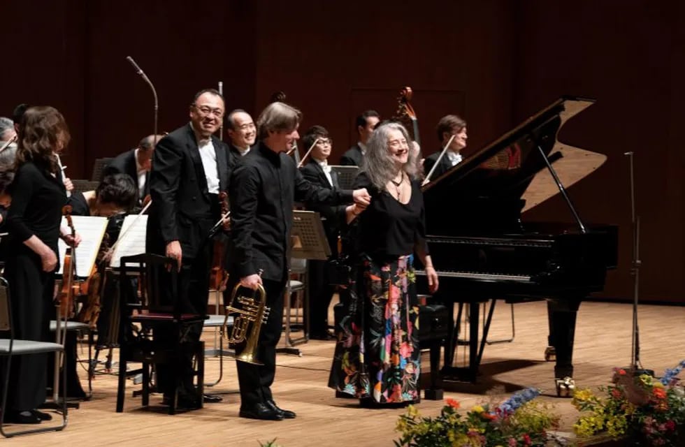 Concierto de Martha Argerich en la prefectura de Oita (sur de Japón)