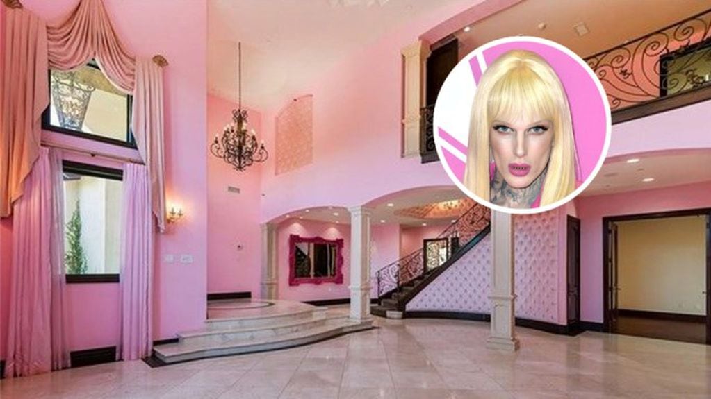 La particular mansión de Jeffree Star inspirada en Barbie