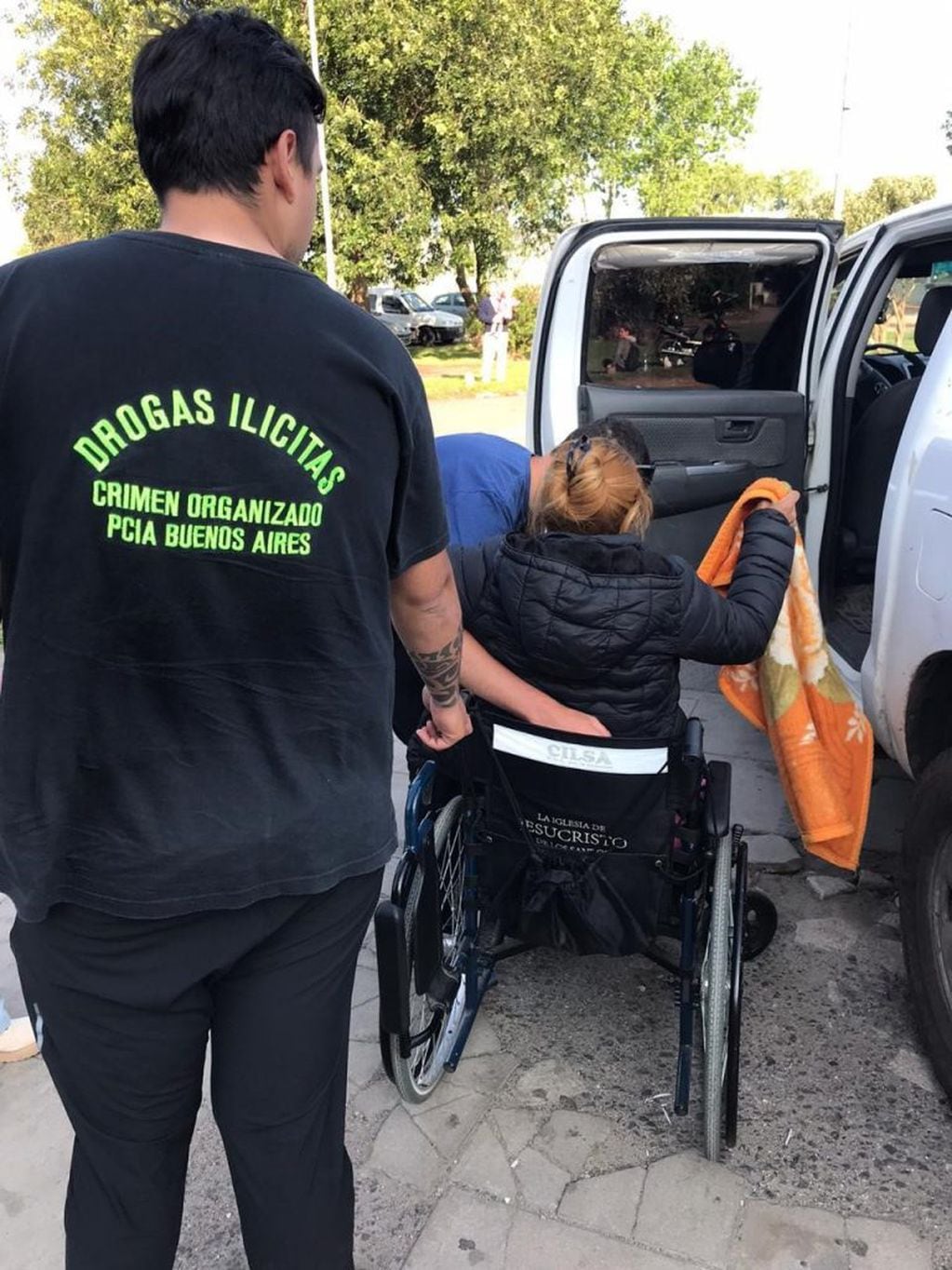 Las lideraba una mujer peruana que usaba a su hija en silla de ruedas para transportar los estupefacientes (web).