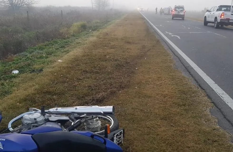 El siniestro se produjo a primera hora en el sudoeste del Gran Rosario. (@hernanfunes)