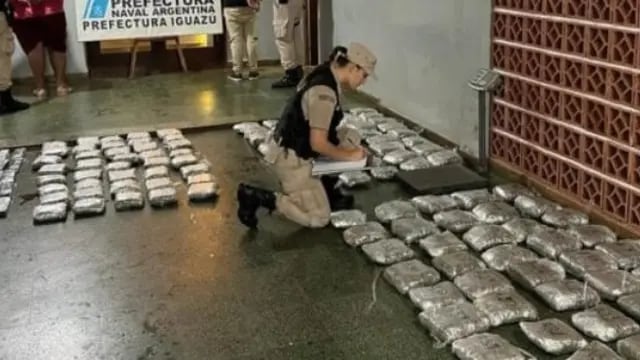Incautan contrabando de marihuana en Puerto Iguazú