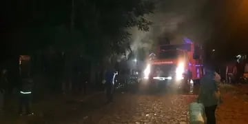 Se incendiaron dos viviendas en Itaembé Miní. Policía de Misiones