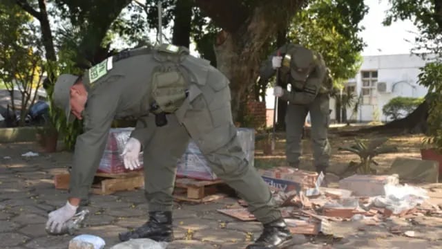 Gendarmería Nacional decomisó contrabando de marihuana que salió desde Puerto Iguazú