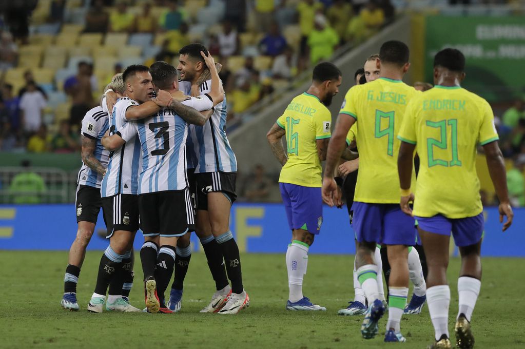 La Selección Argentina le quitó el invicto a Brasil en las Eliminatorias.