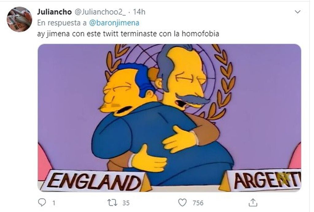 Memes en respuesta a Jimena Barón (twitter)