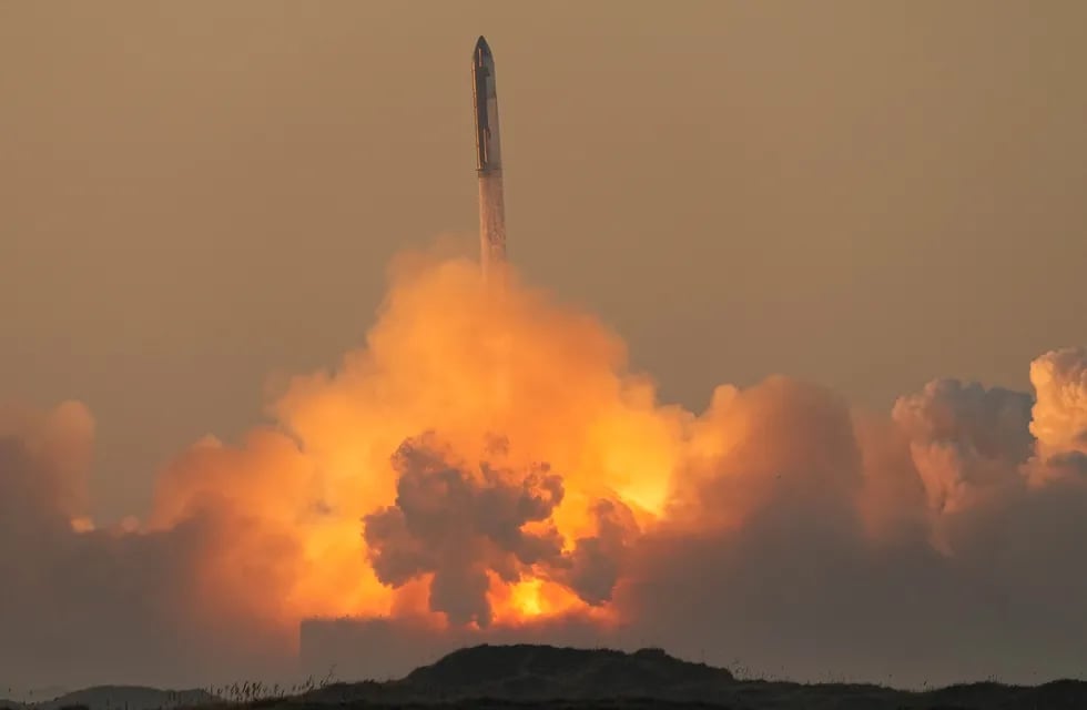 Exitoso lanzamiento de Starship, la nave de SpaceX. Foto: La Voz